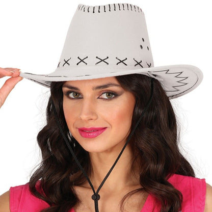 Cappello da cowboy bianco