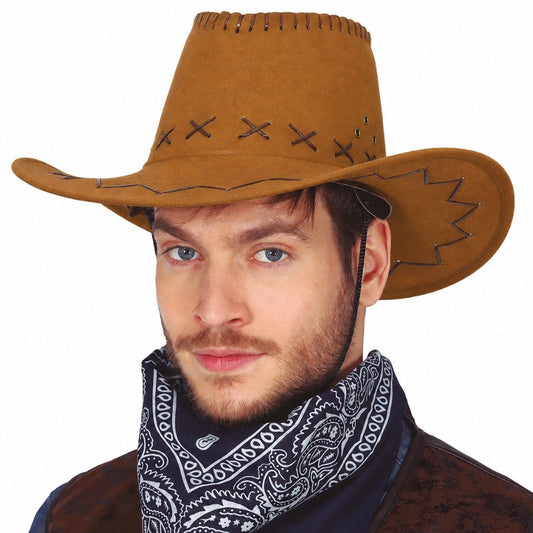 Cappello da cowboy marrone chiaro