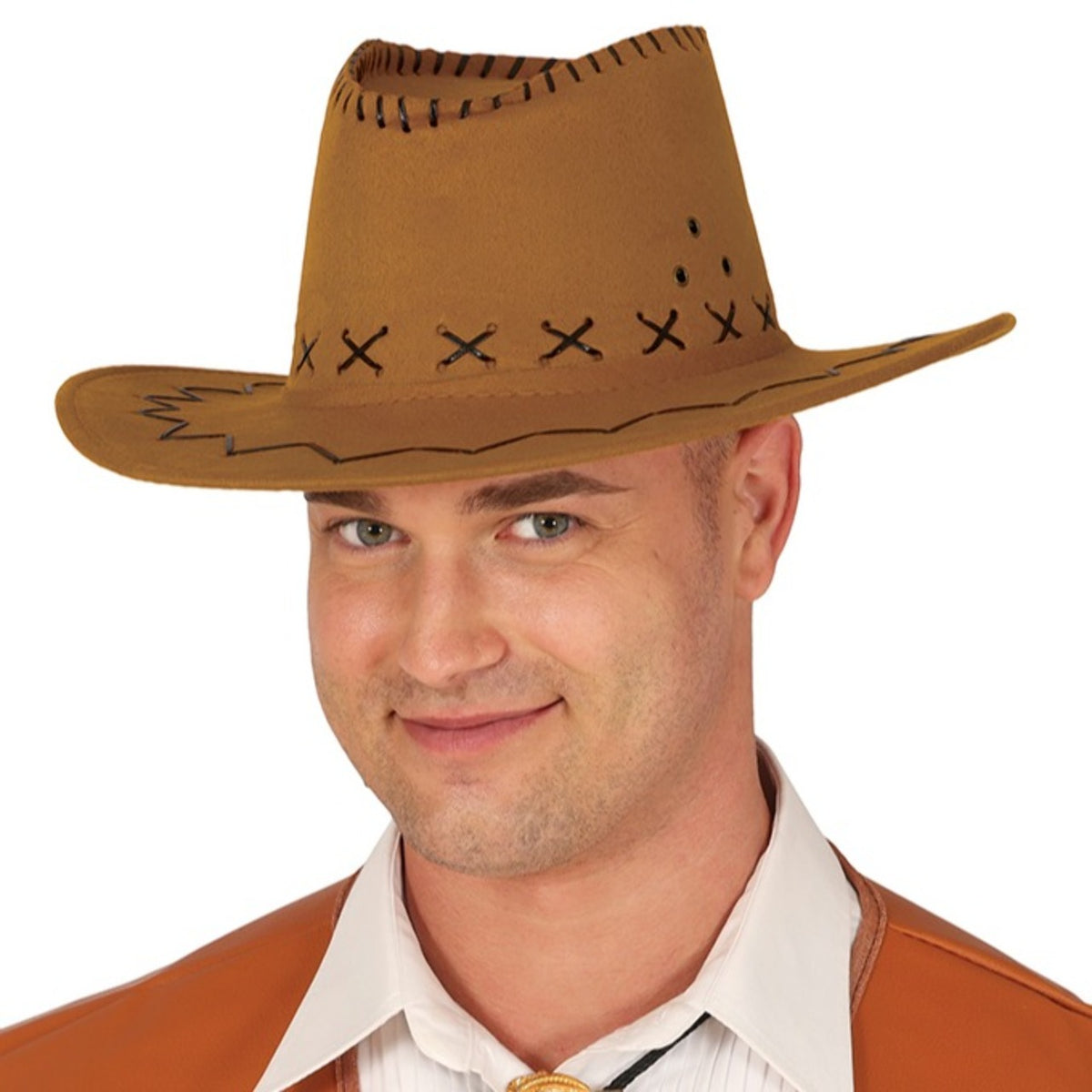 Cappello da cowboy marrone chiaro