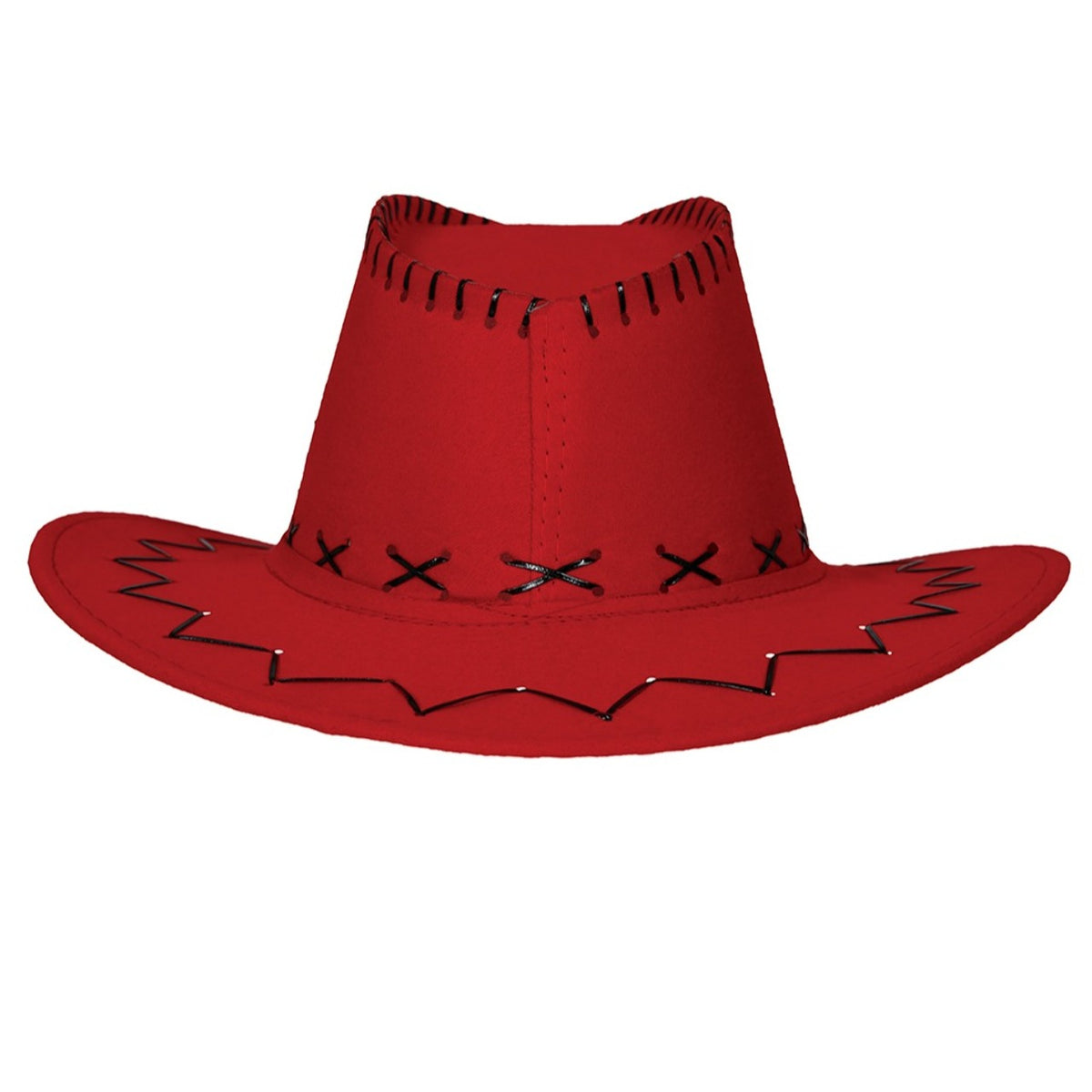 Cappello da cowboy rosso