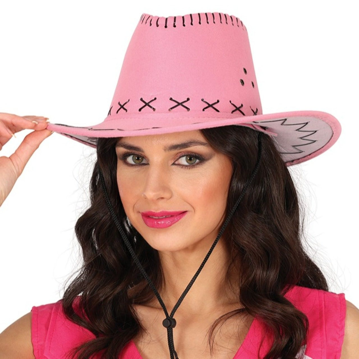 Cappello da cowboy rosa