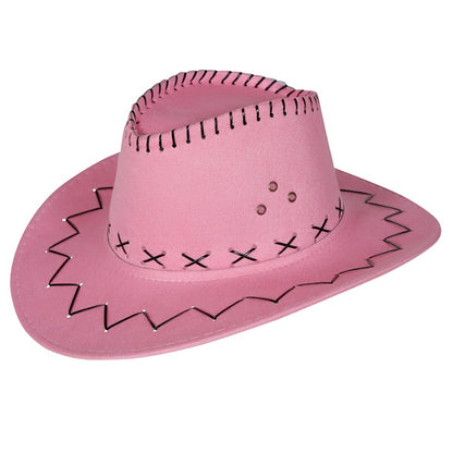 Cappello da cowboy rosa