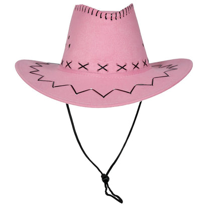 Cappello da cowboy rosa