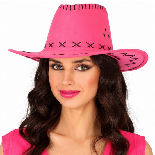 Cappello da Cowboy Fucsia 