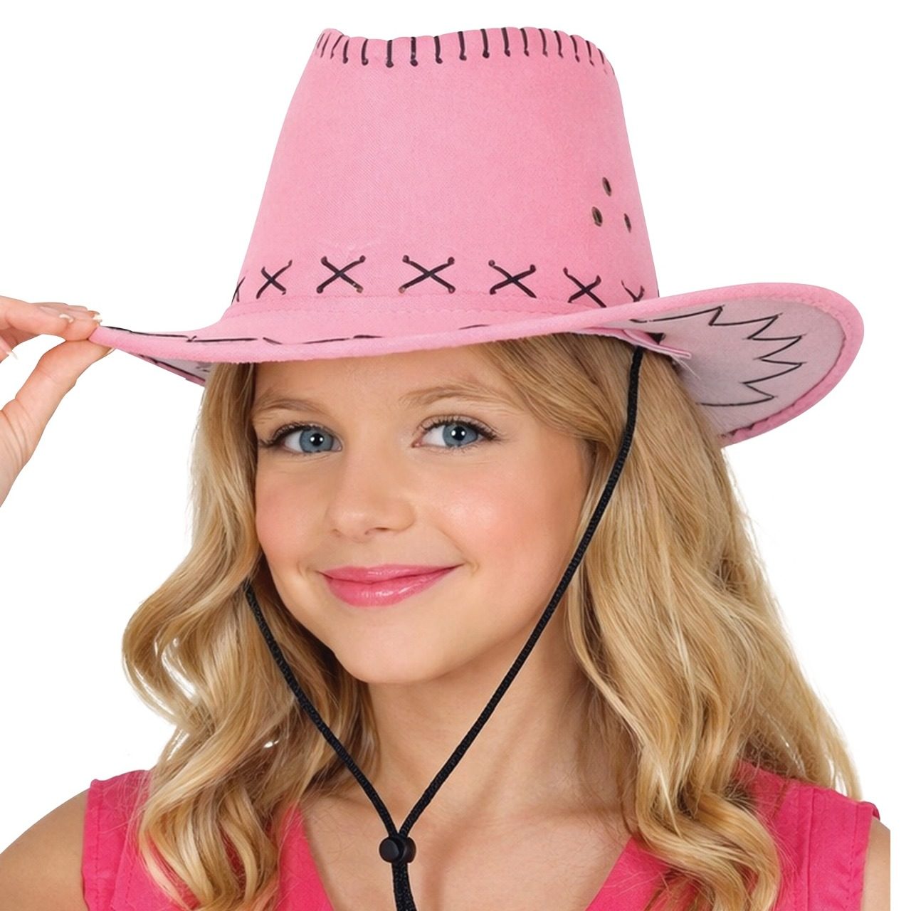 Cappello da cowboy rosa per bambini
