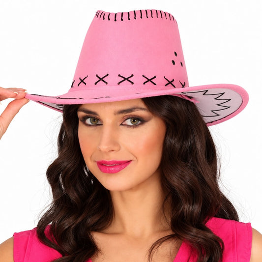 Cappello da Cowboy Rosa