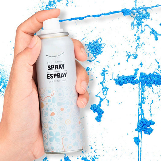Spray di Stelle filanti Blu