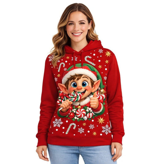 Felpa da Elfo di Natale per donna