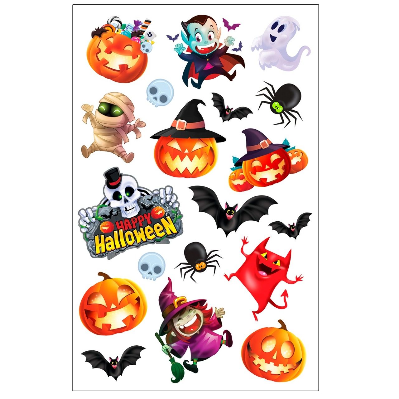Tatuaggi di Halloween divertenti per bambini