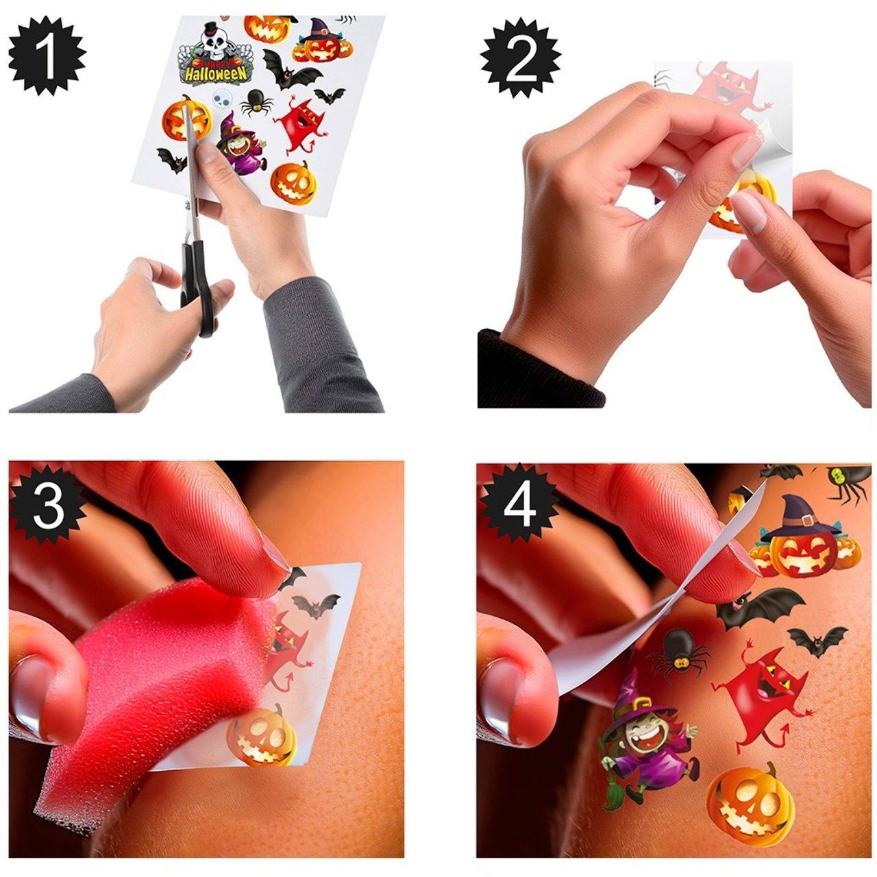 Tatuaggi di Halloween divertenti per bambini