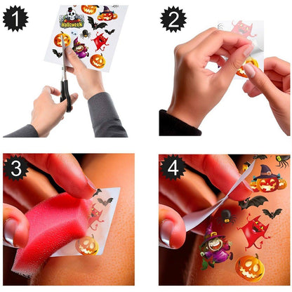 Tatuaggi di Halloween divertenti per bambini