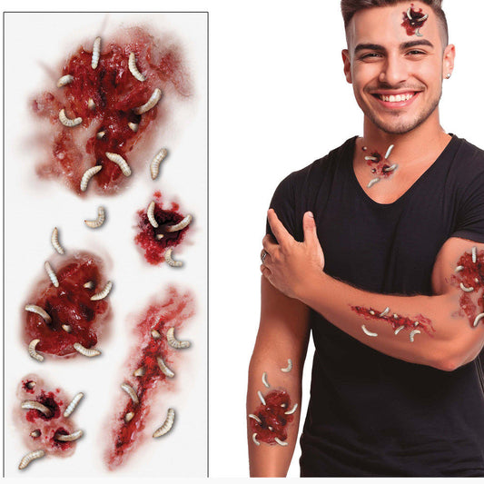 Tatuaggi di Ferite con Vermi