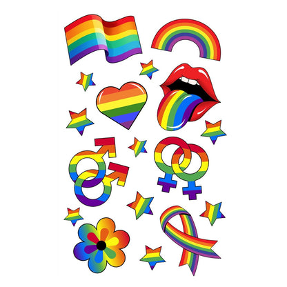 Tatuaggi Multicolore dell'Orgoglio Gay