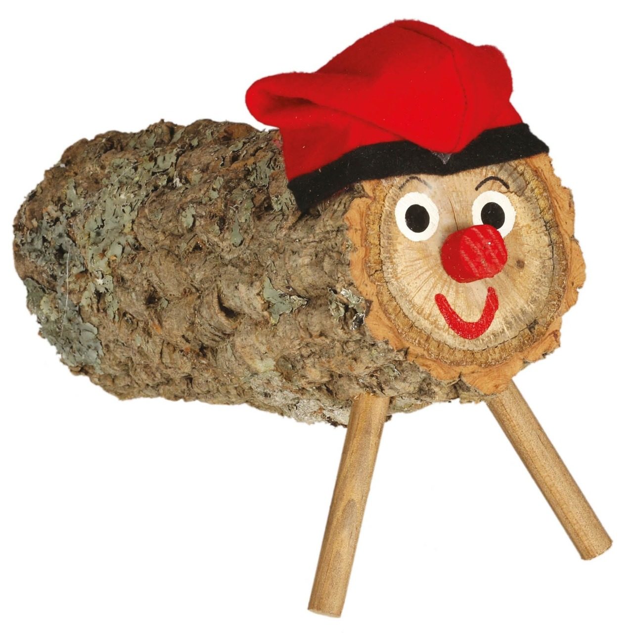 Tronco di Zio di Natale da 20 cm