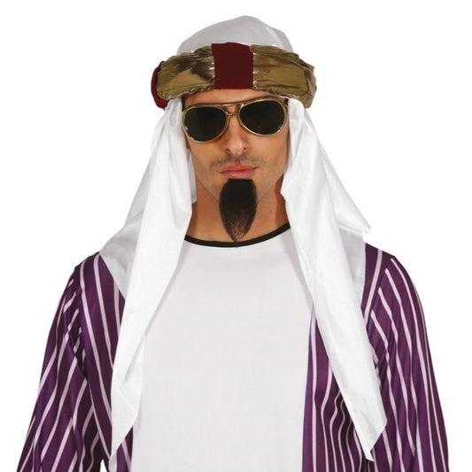 Turbante da Arabo Bianco
