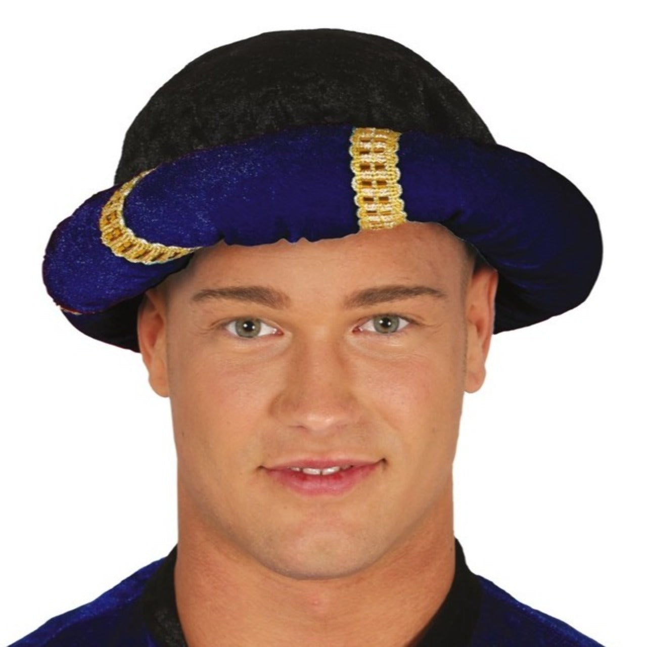Turbante da Paggetto Blu Eco