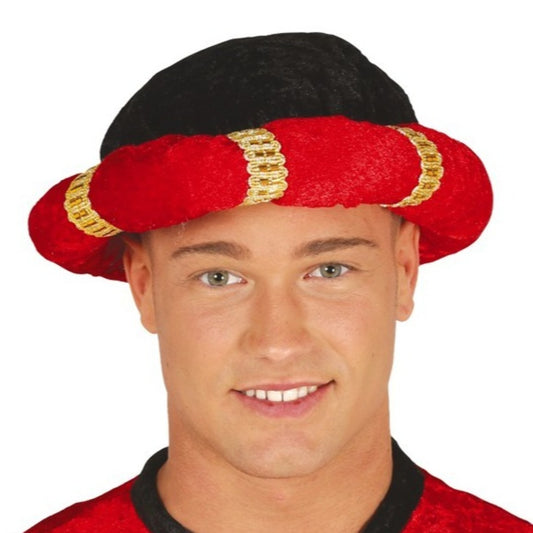 Turbante da Paggetto rosso eco