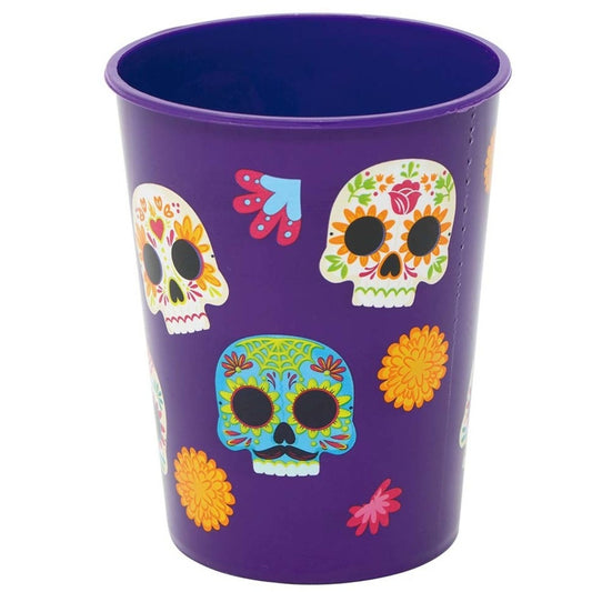 Bicchiere con Teschio di Catrina