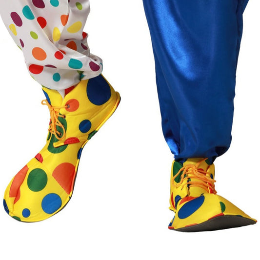 Scarpe da clown multicolore per bambini