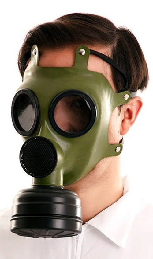 Maschera in Lattice Antigas Verde per adulto