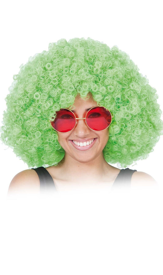 Parrucca Afro Jumbo Verde