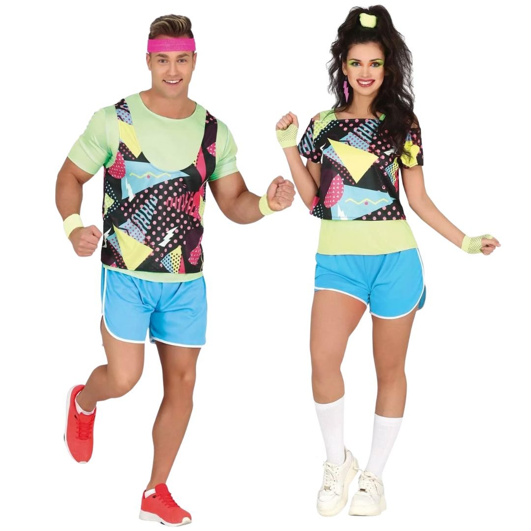 Costumi di coppia da Barbie e Ken sportivi