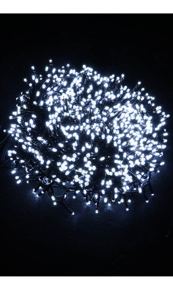 Luci di Natale 30m Bianco Freddo 1500 Led Ext.