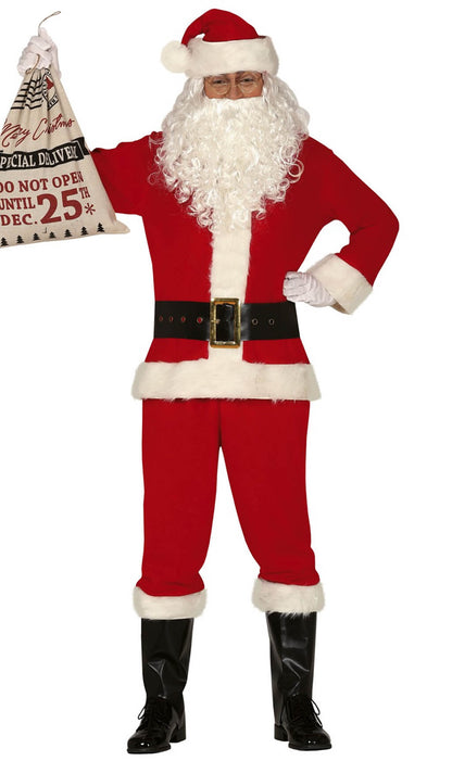 Costume da Babbo Natale natalizio adulto