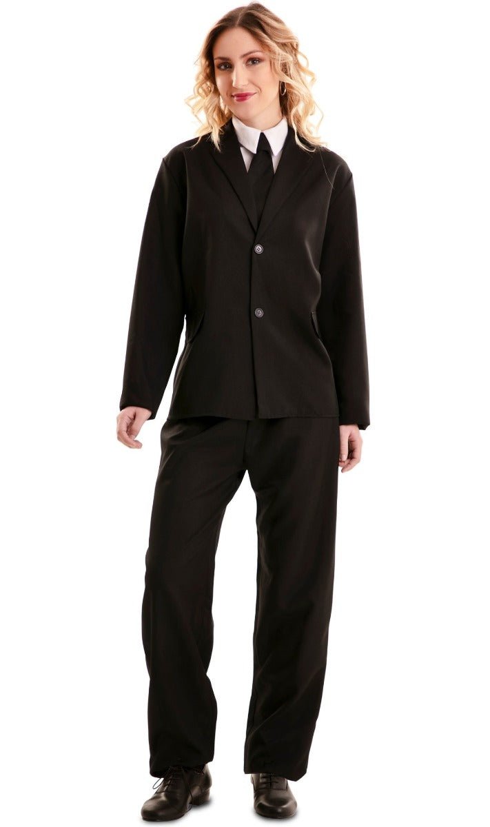 Disfraz de Traje Negro para hombre I Don Disfraz