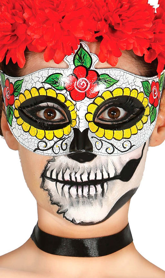 Maschera Catrina Fiori