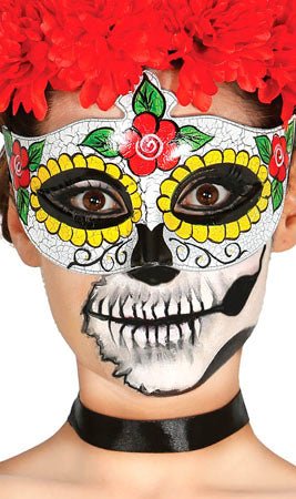 Maschera Catrina Fiori