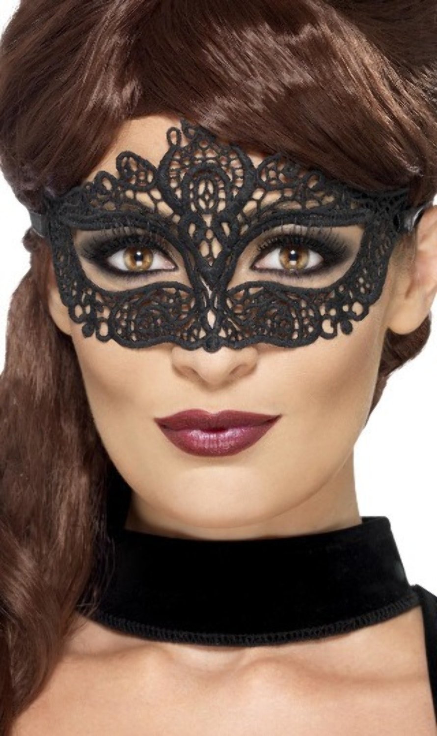 Maschera di pizzo nero