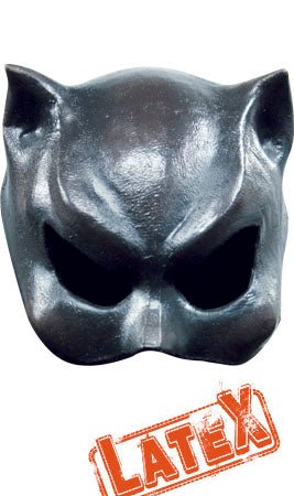 Mezza Maschera in lattica Catwoman