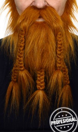 Baffi e Barba Rossi Professionali 061-LB