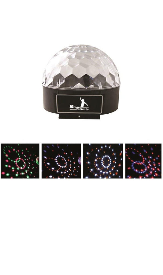 Sfera con luce led multicolore