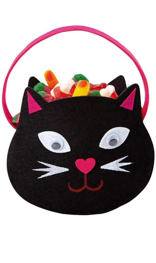 Borsa portacaramelle gattino nero