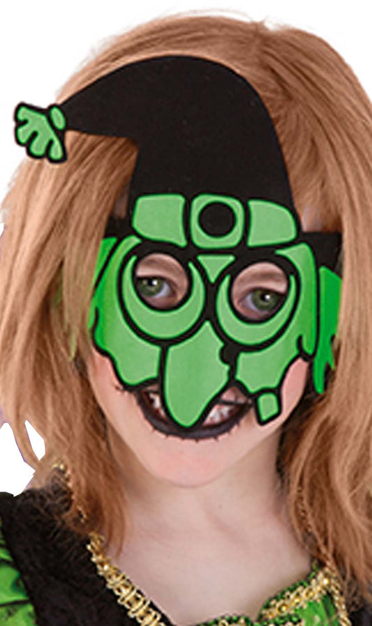 Maschera da Strega Divertente bambina