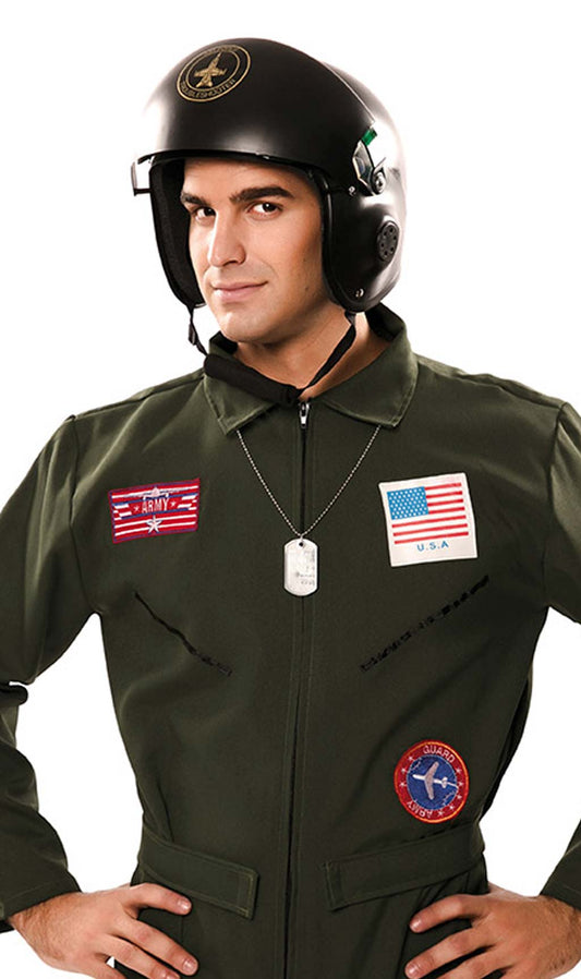 EUROCARNAVALES Costume pilota d'aereo militare per bambino - 5-6 anni  (105-121 cm) : : Giochi e giocattoli