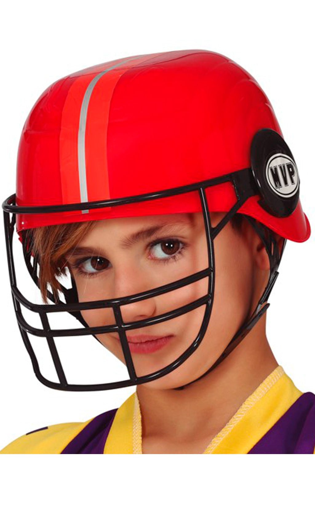 Casco Rugby Rosso bambini