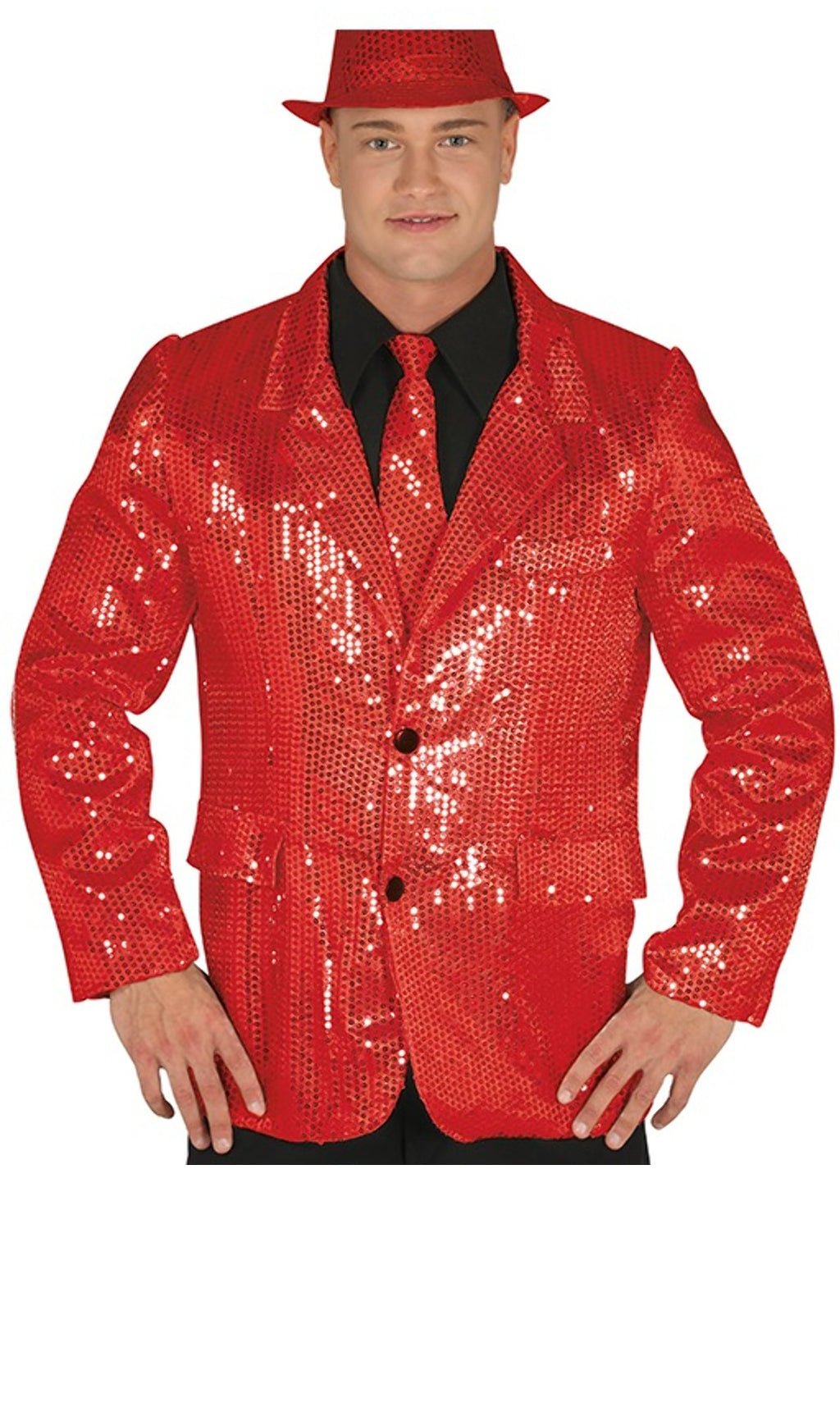 Chaqueta Brillante Roja I Don Disfraz