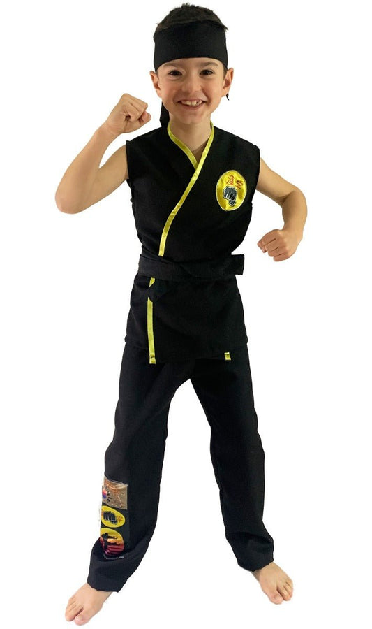 Disfraz de Cobra Kai Karateca infantil I Don Disfraz