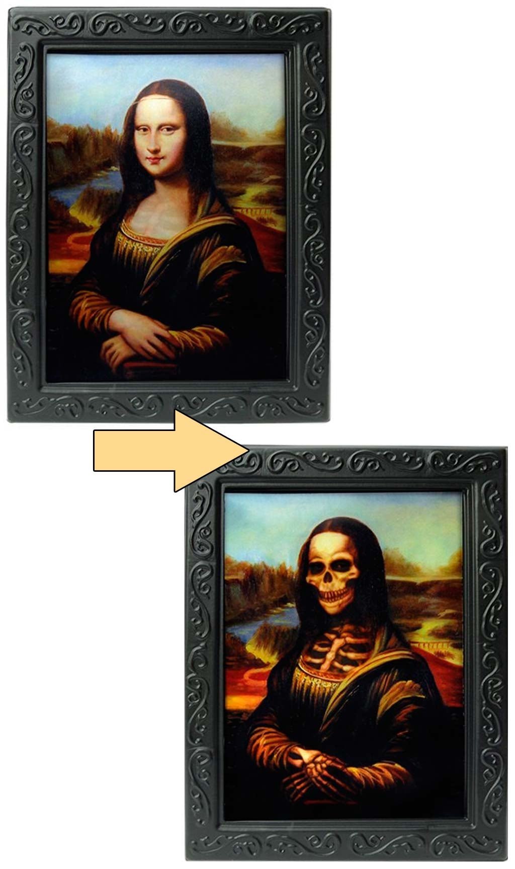 Quadro Horror Gioconda piccolo