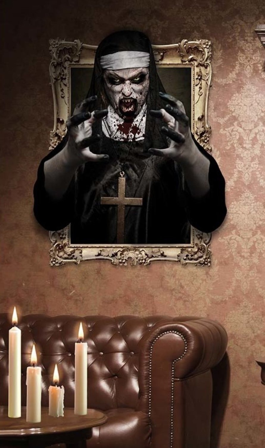 Decorazione Suora adesiva da parete