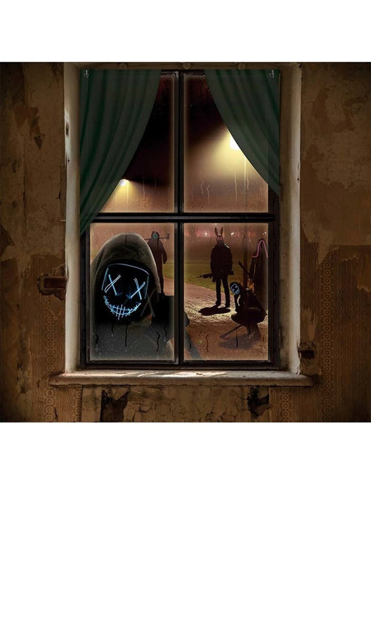 Decorazione finestra La notte del giudizio