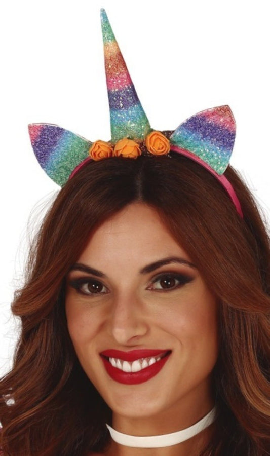 Cerchietto da Unicorno Glitter