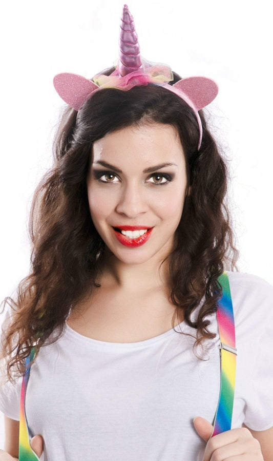 Cerchietto da Unicorno Rosa bambini