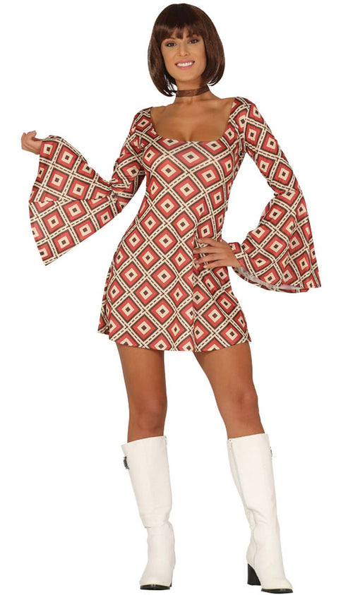 Costume da Anni 70 Rombi per adulta Costumalia by Signor Costume