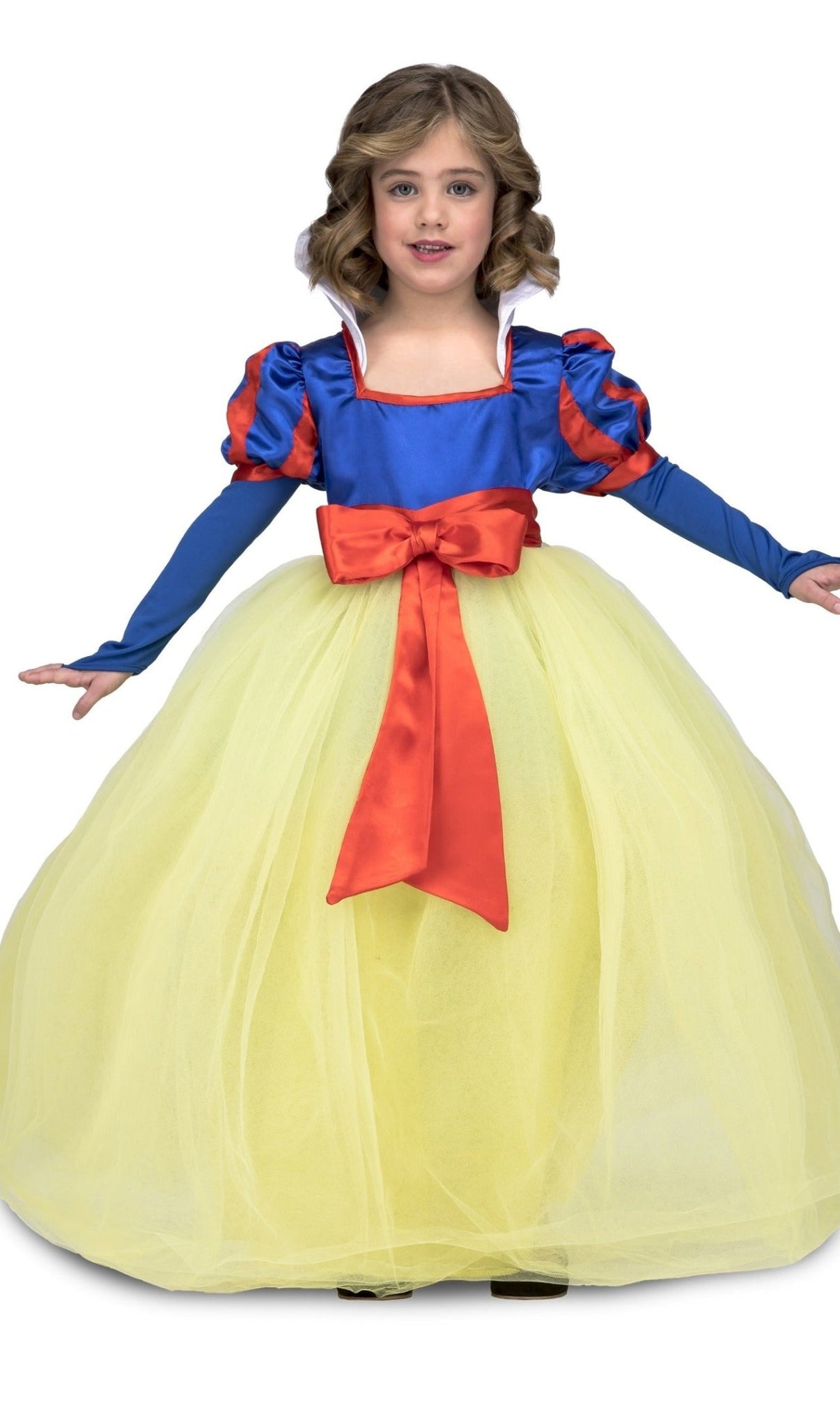 Cosplay Abito Biancaneve Bimba Costume Carnevale Biancaneve