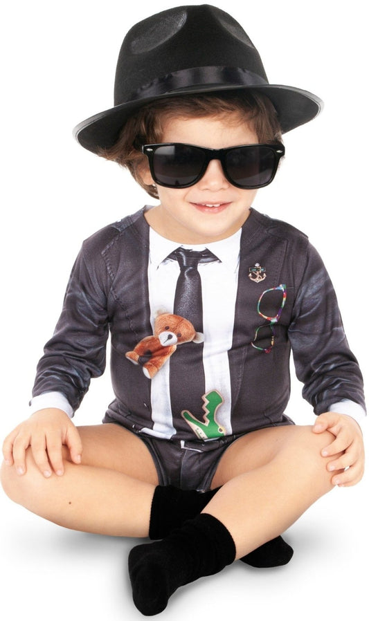 Disfraz de Blues Brothers para bebé I Don Disfraz