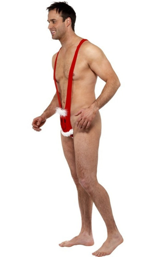 Disfraz de Borat Mankini Papá Noel para hombre I Don Disfraz